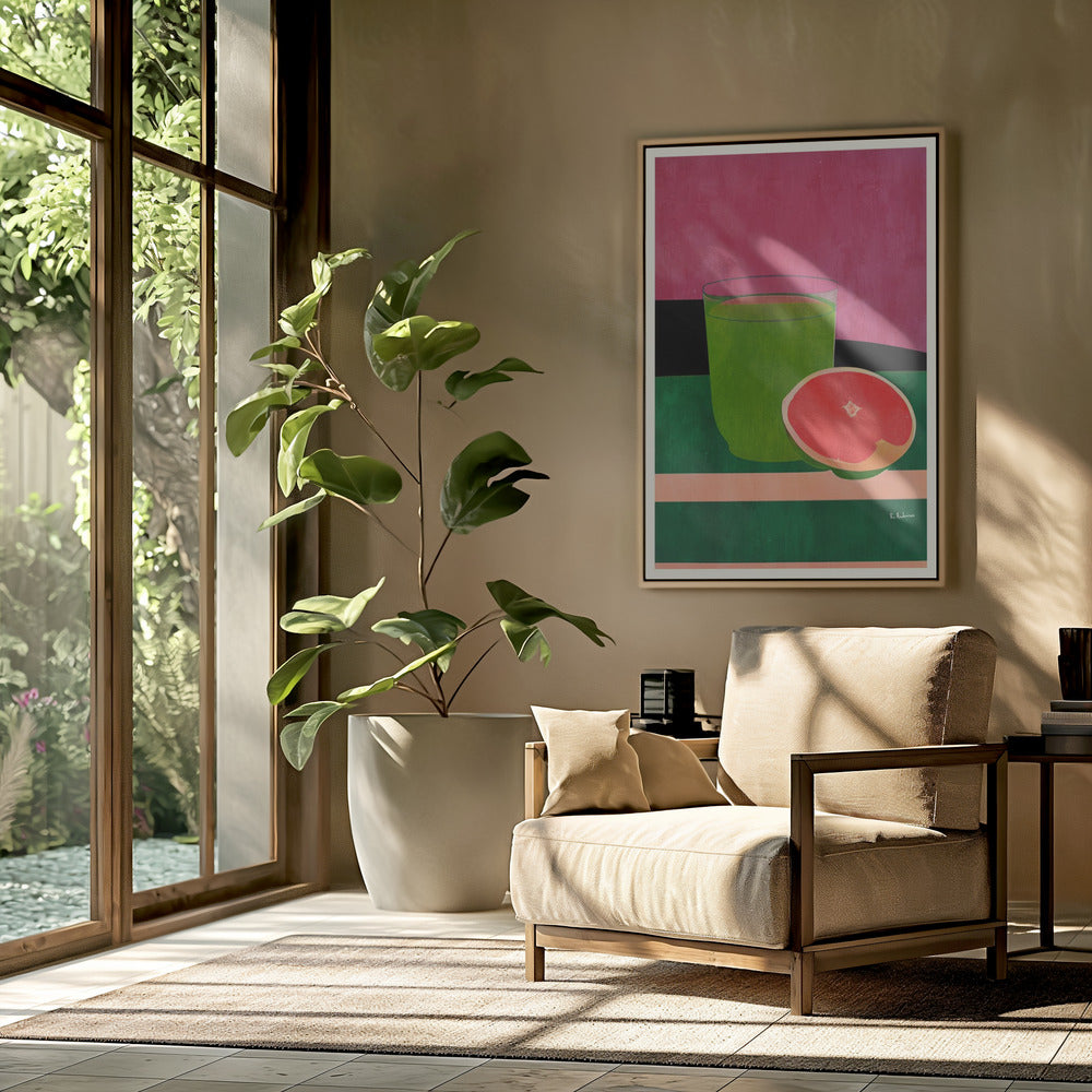 Pink, Little Grapefruit | Poster