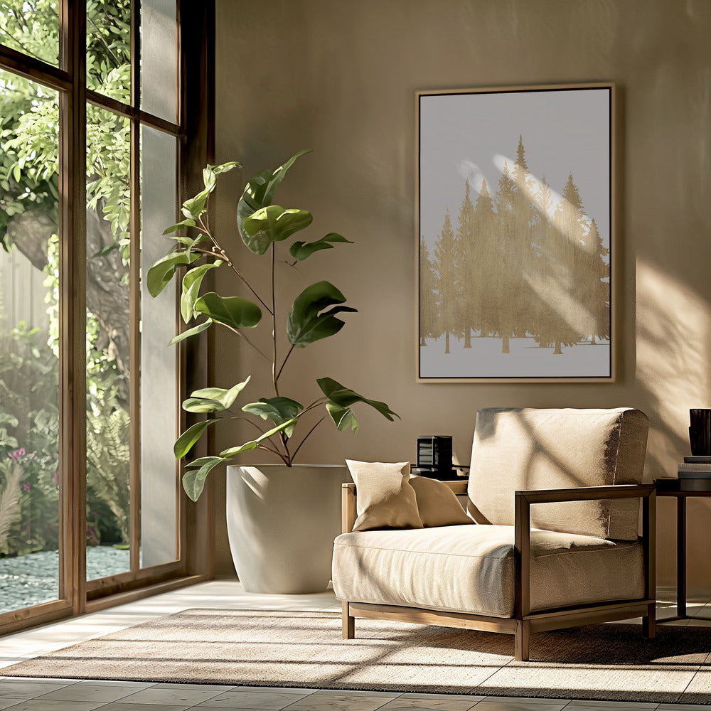 Tannenwald (gold) | Poster