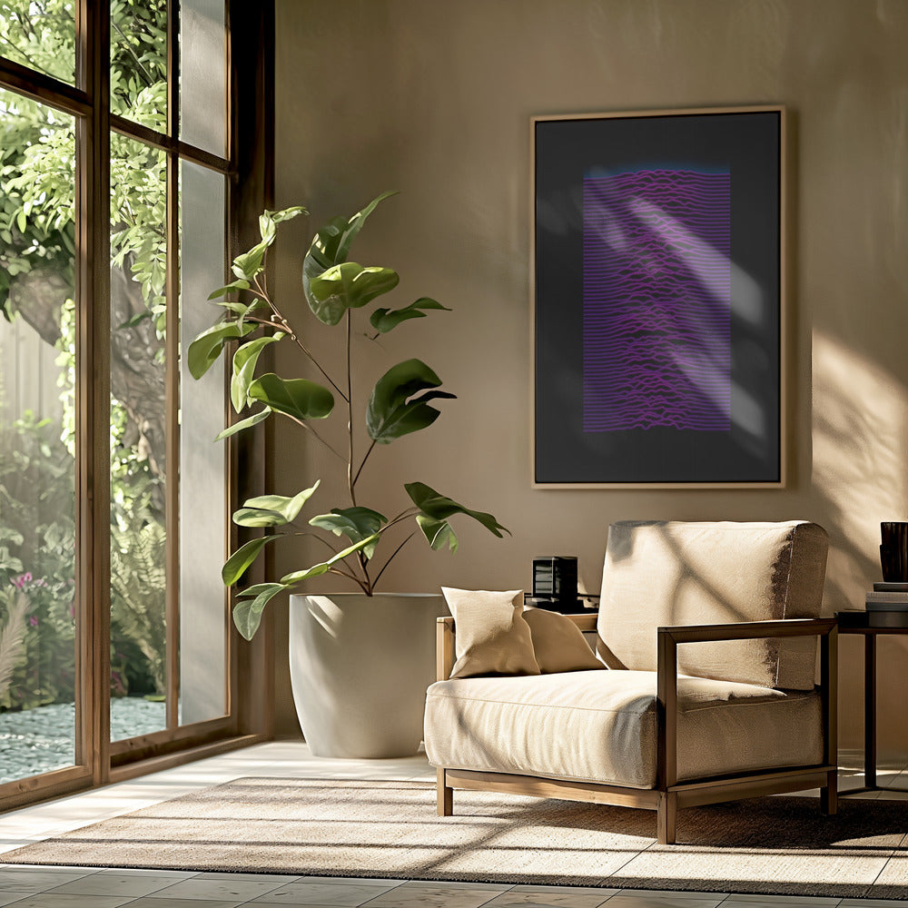 220116 Neon Waveform | Poster