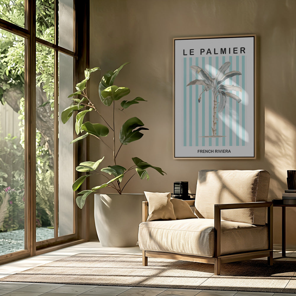 Striped Palm Tree | Poster