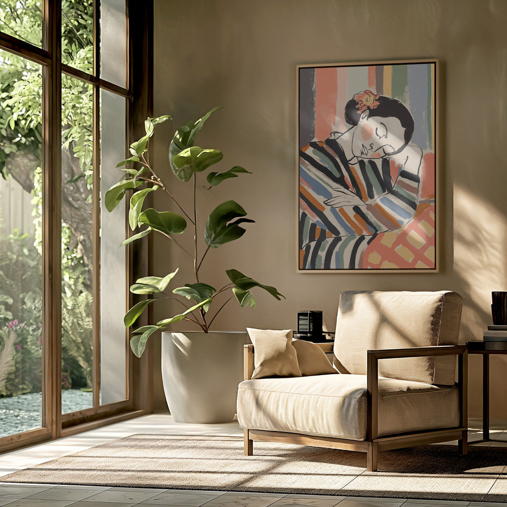 Striped Serenity | Poster