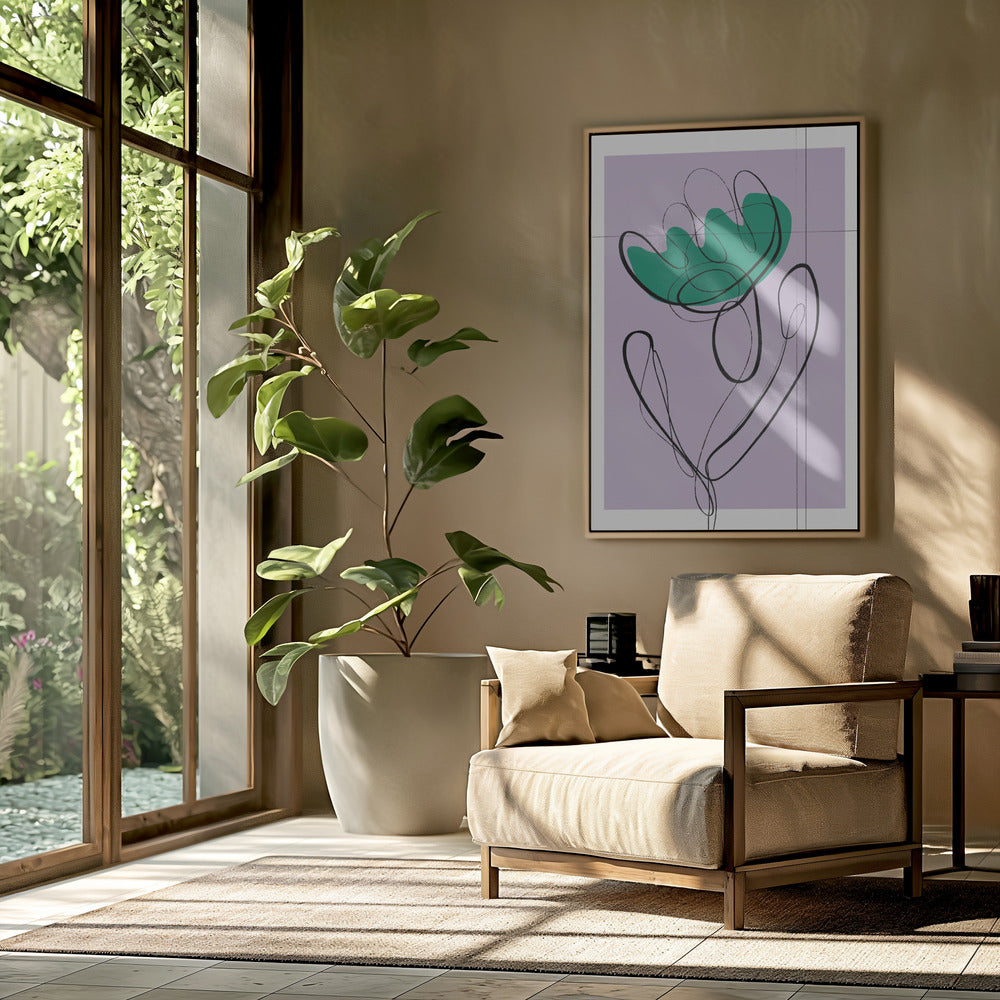 Flowing Petals | Poster