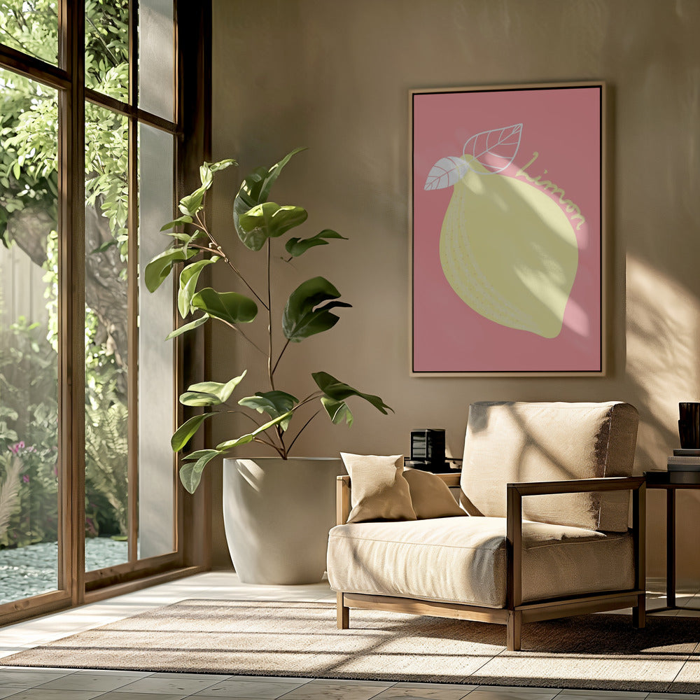 Yellow Citrus Charm | Poster