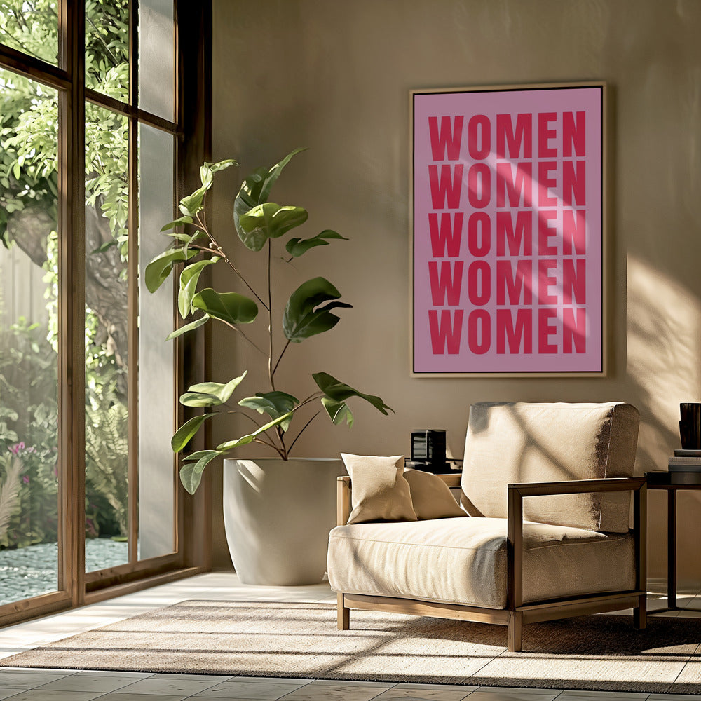 Bold Repeat: Women | Poster