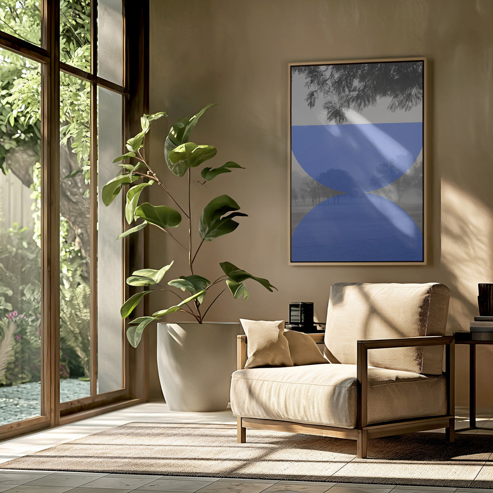 Misty Blue Horizon | Poster