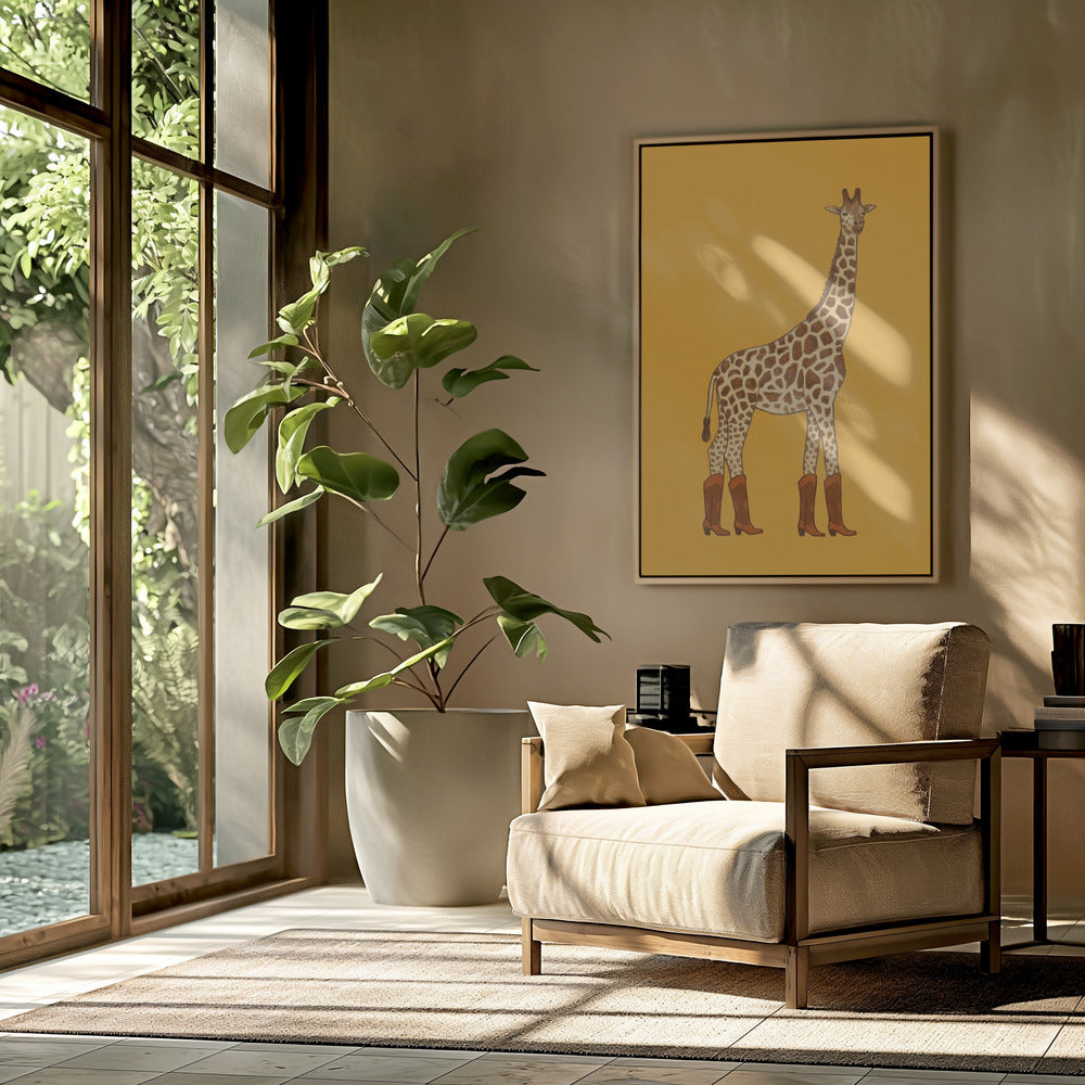 Jolene the Cowgirl Giraffe | Poster