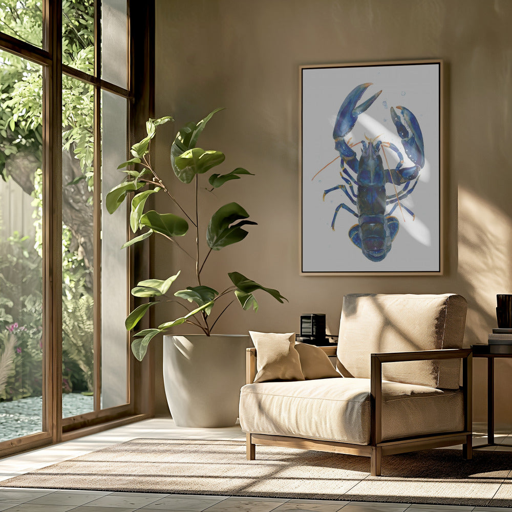 A Blue Lobster | Poster