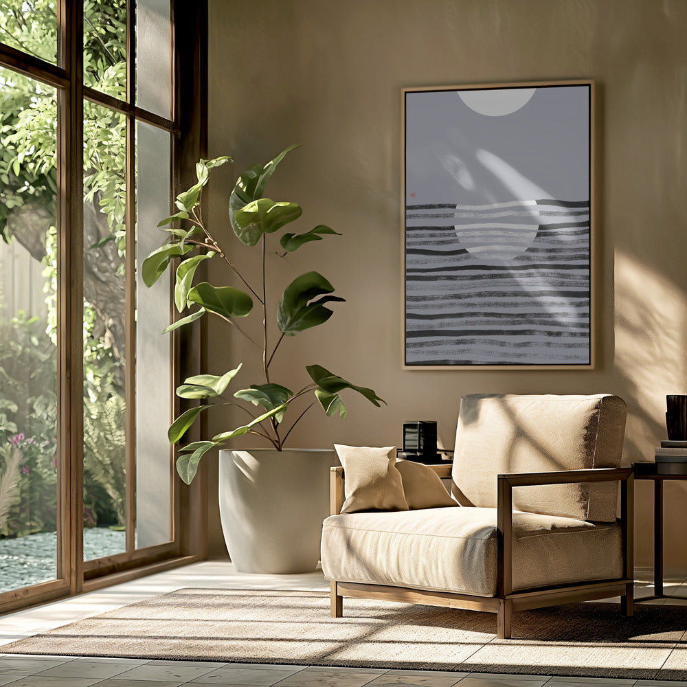 Hidden Moon N°2 | Reflection | Poster