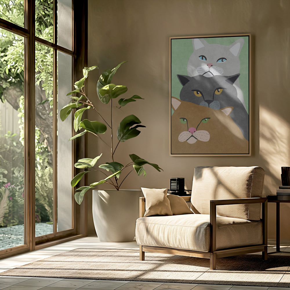 Cat Trio | Poster