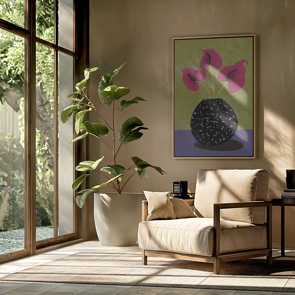 Nice flowers in vase | Poster