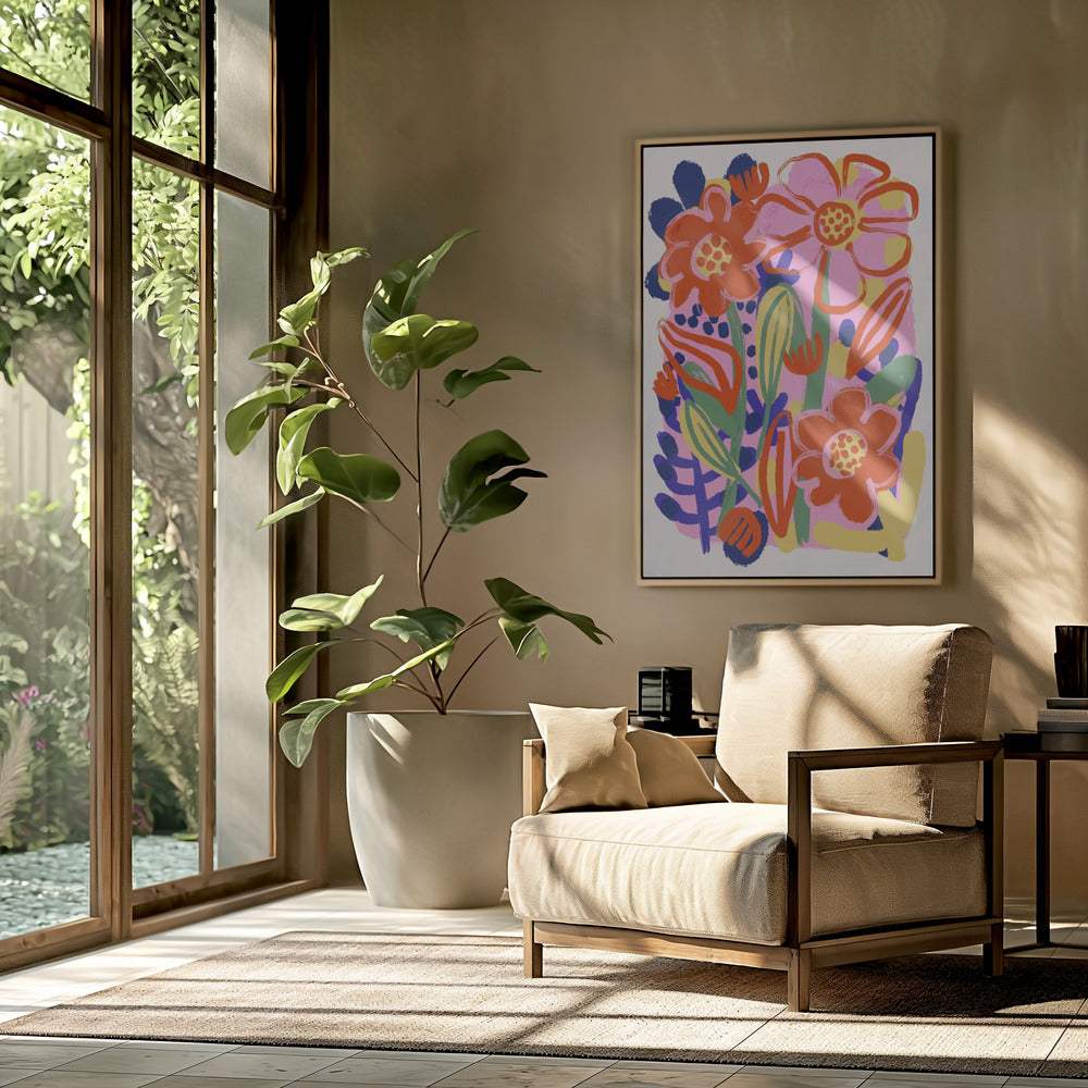 Floral Joyburst | Poster