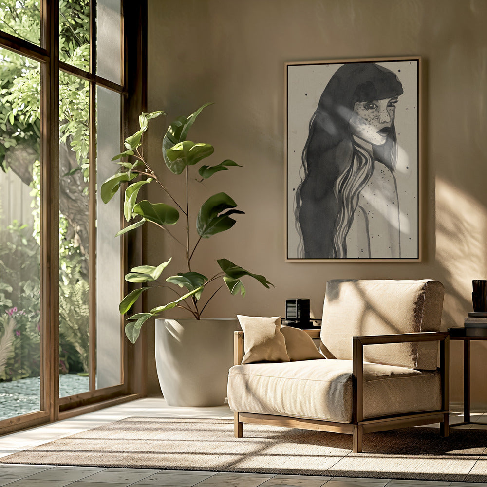 Long Hair Lady | Poster