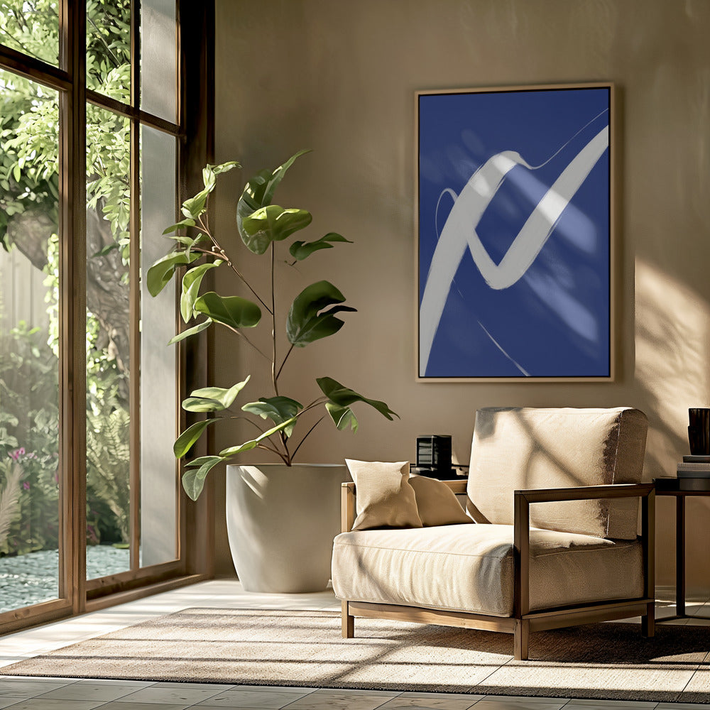 Blue Whirl Dance | Poster