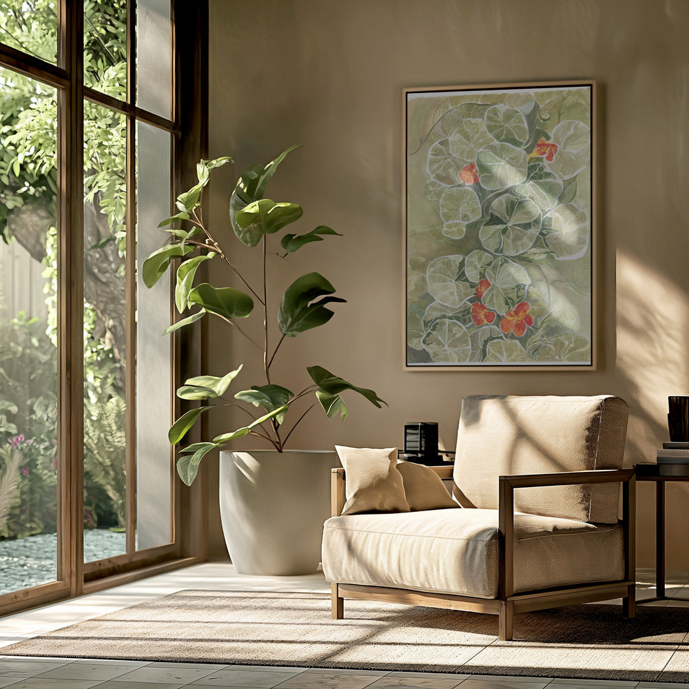 Nasturtium Tapestry | Poster