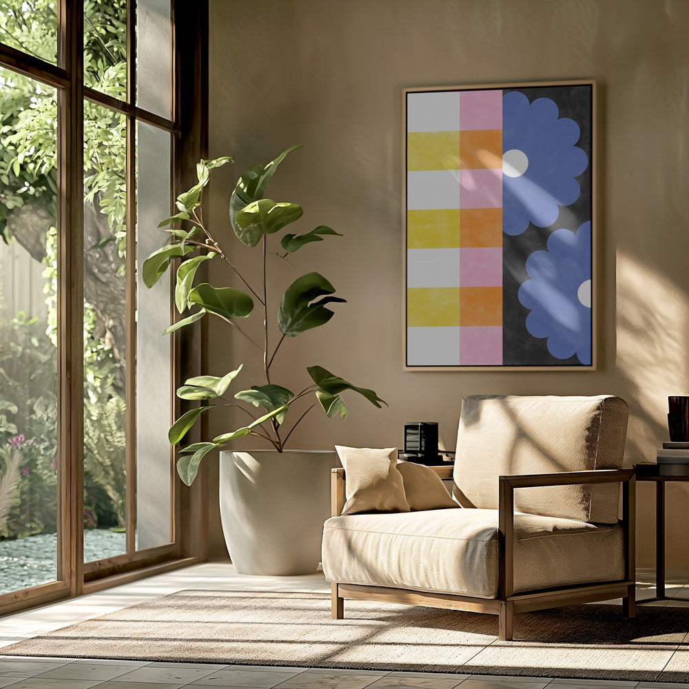 Floral Stripes | Poster