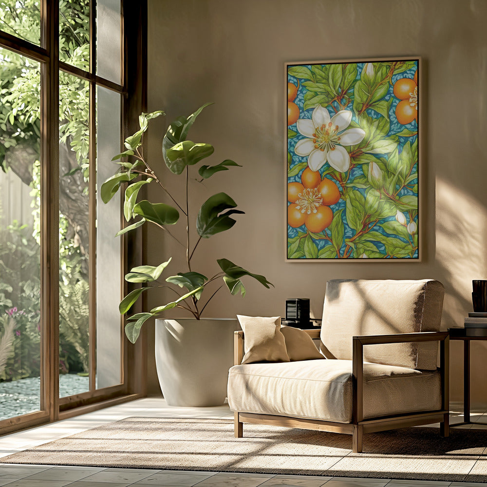 Orange Blossom Nature Plant | Poster