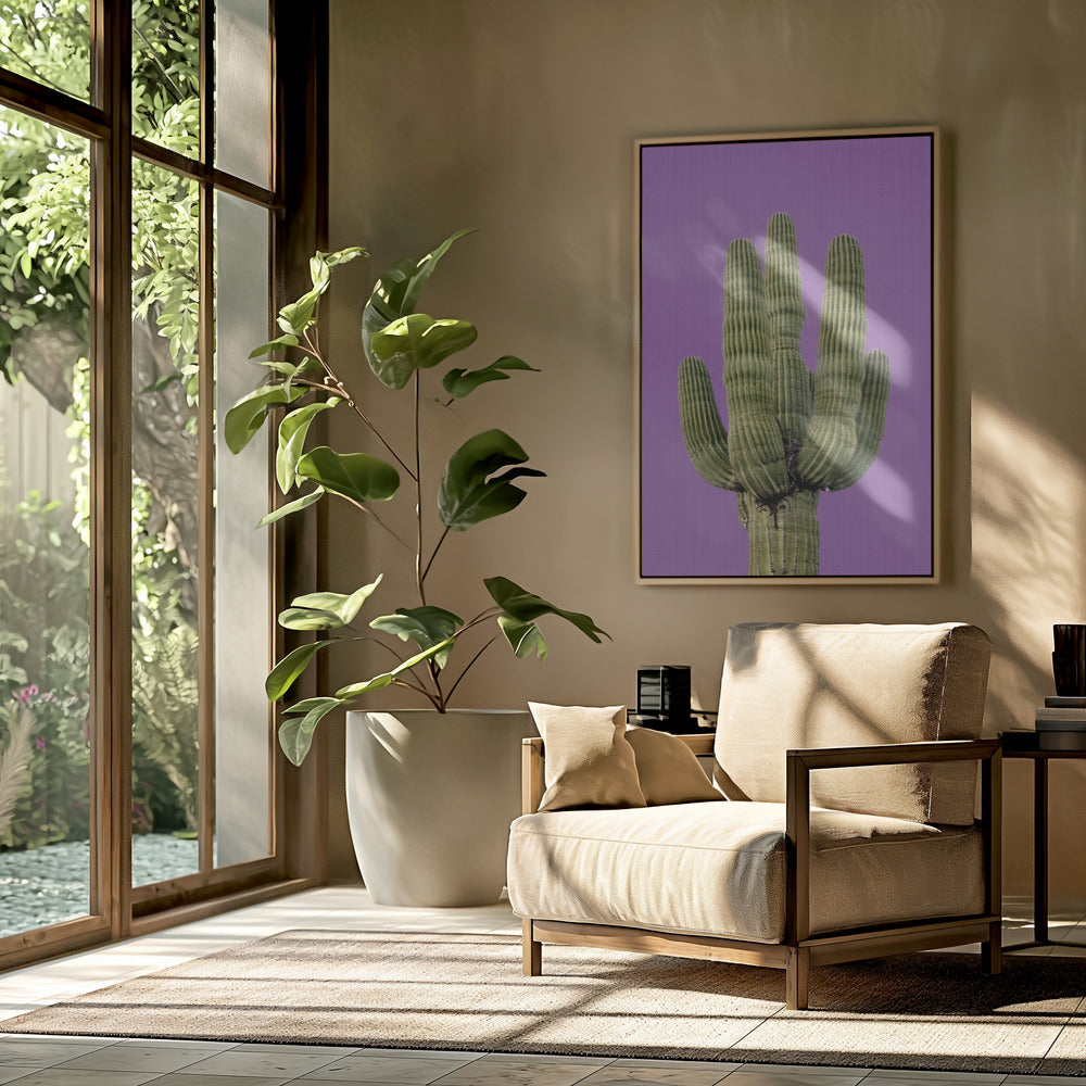 Purple Cactus | Poster