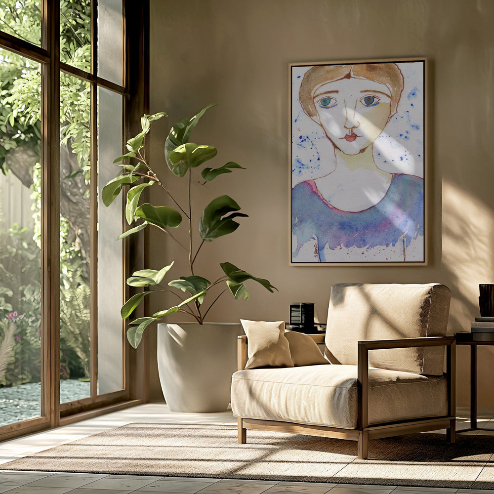 Lady looking | Poster