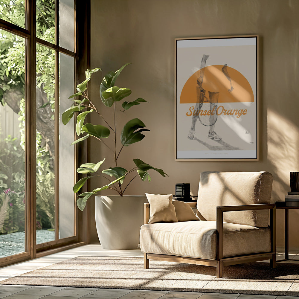 Sunset Orange | Poster
