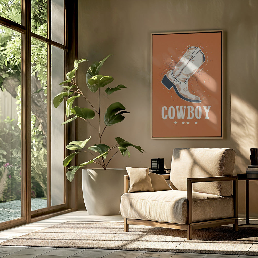 Cowboy Boots Vintage | Poster