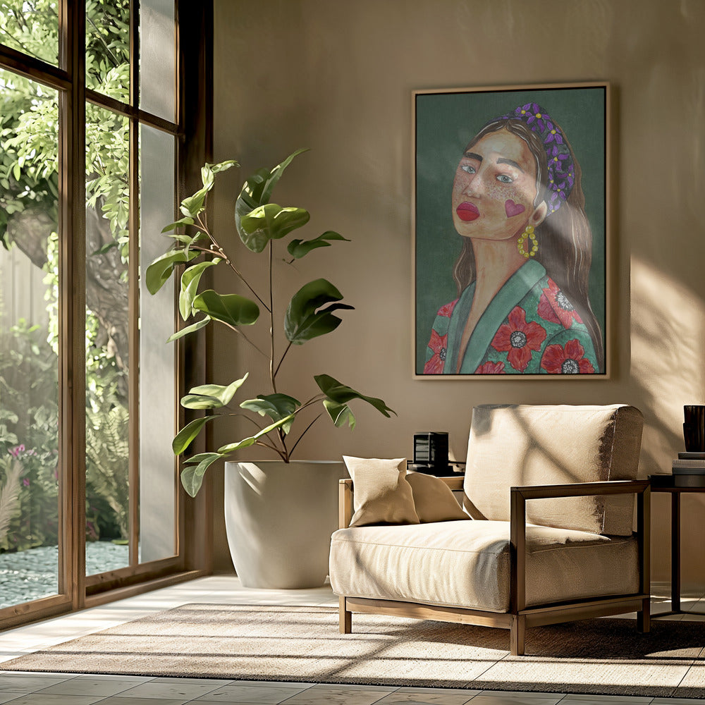 Girl with Hairband | Poster