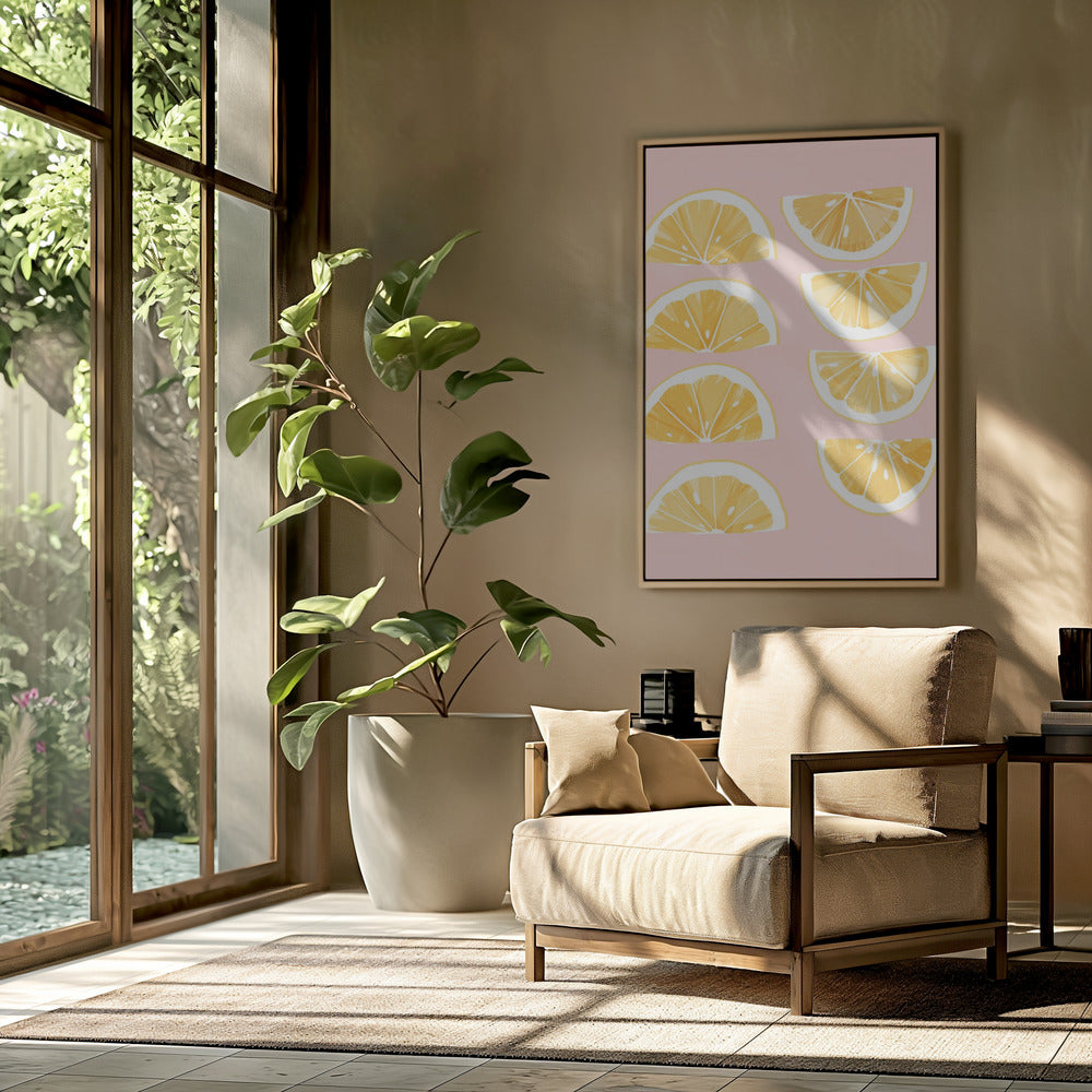 Sliced Lemons | Poster