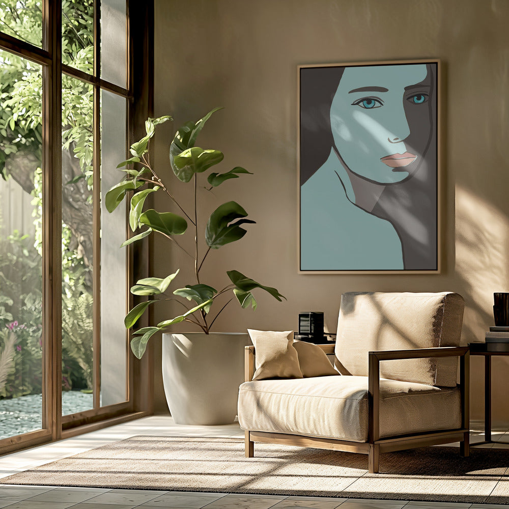 Blue woman | Poster