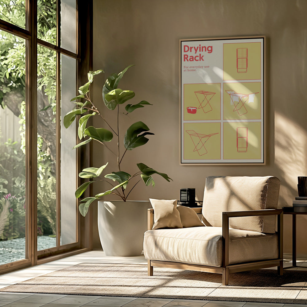 Poster Drying Rack | Poster