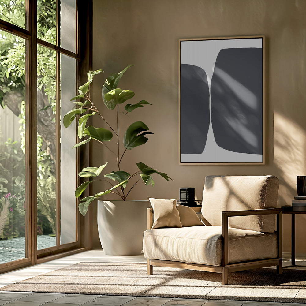 Bold Black Shapes | Poster