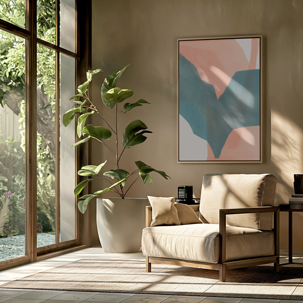 Abstract Dipped Landscape 1 | Poster