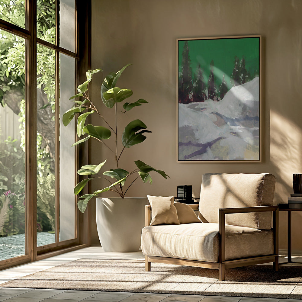 Winter Scene In the Forest 2 | Poster