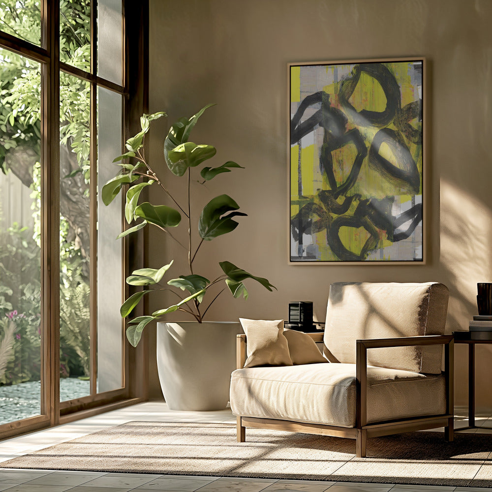 Yellow Abstract No2 | Poster