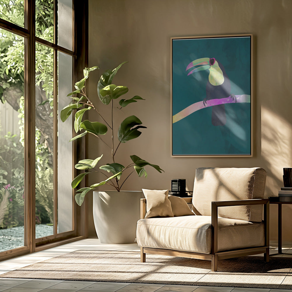 Rainbow toucan | Poster