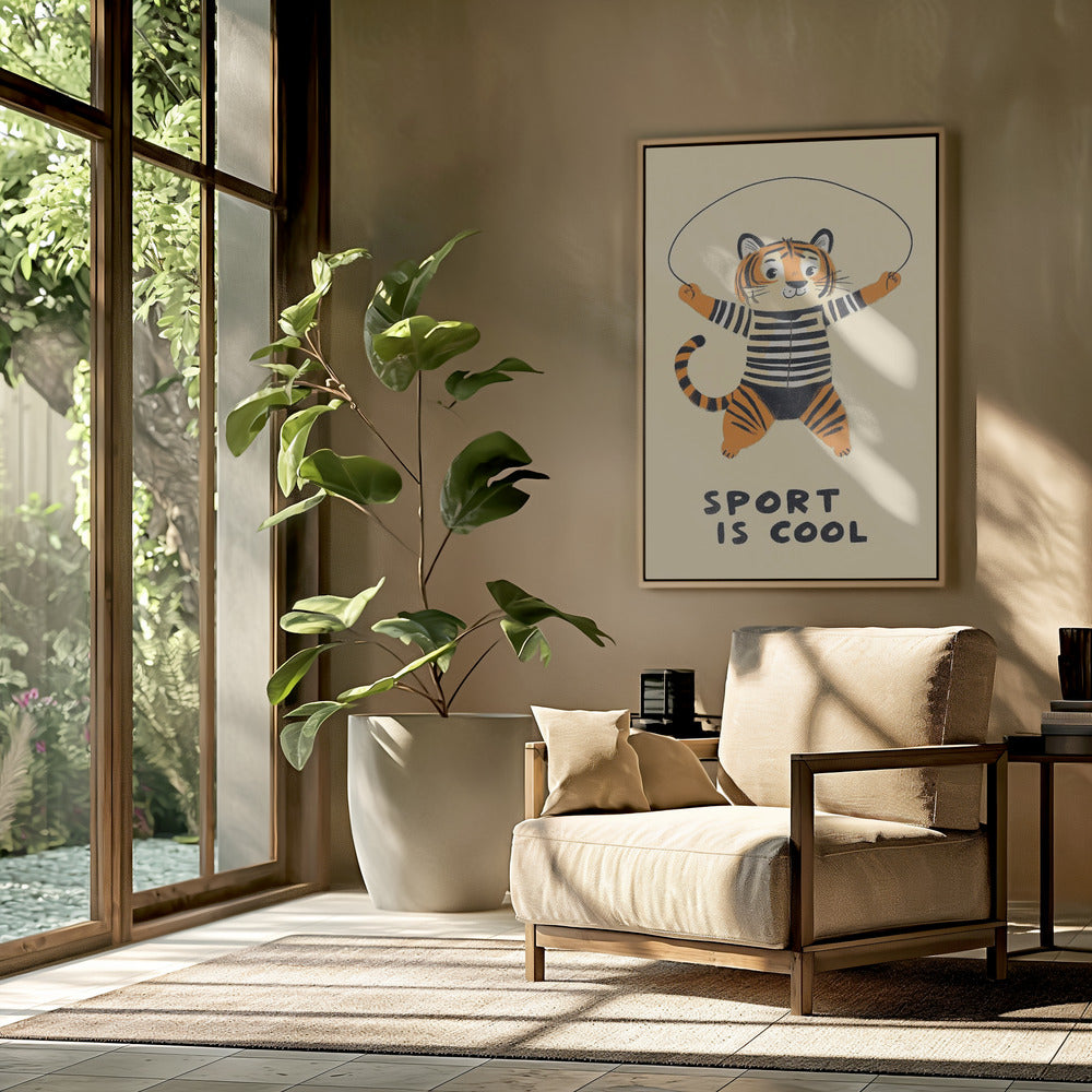 Jumping Tiger Fun | Poster