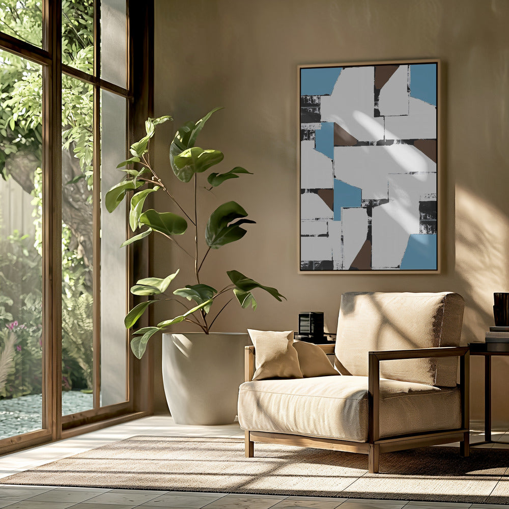 Abstract Neutral Geometry No1 | Poster