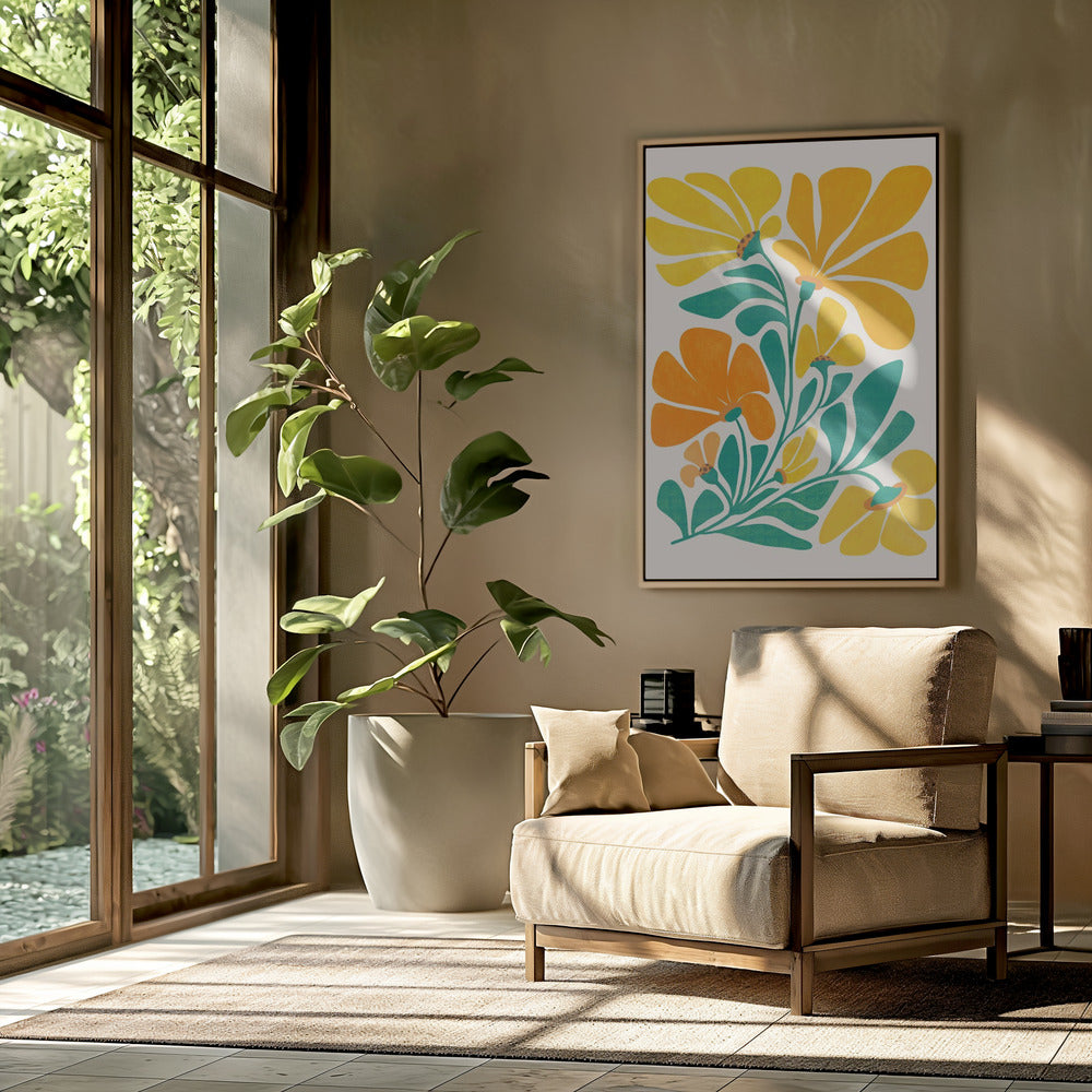 Royal Sunflowers | Poster