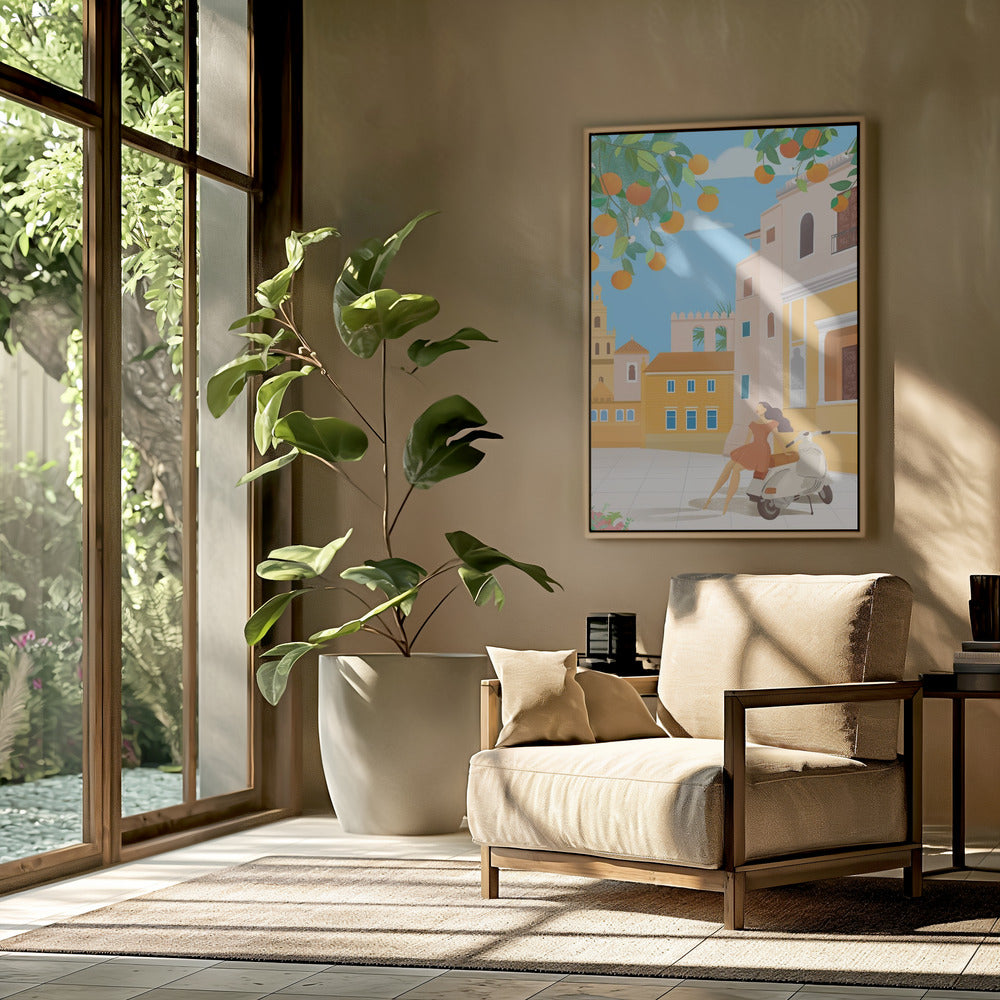 Seville Oranges, Spain | Poster
