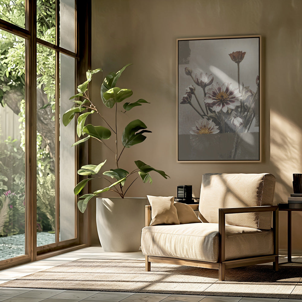 5 Vintage Flowers | Poster