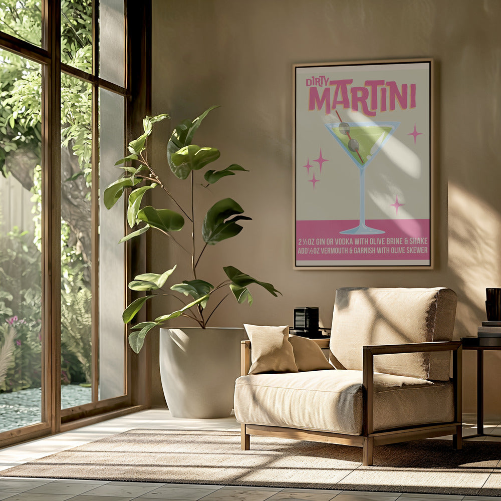 Dirty Martini Cocktail 01.png | Poster
