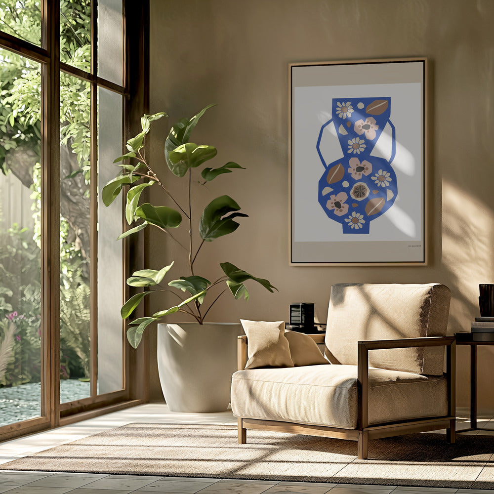 Floral Vase Harmony | Poster