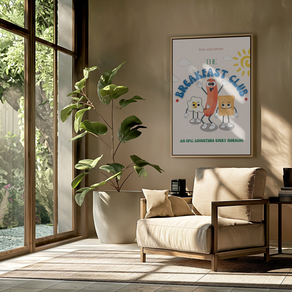 Breakfast-themed Cartoon | Poster