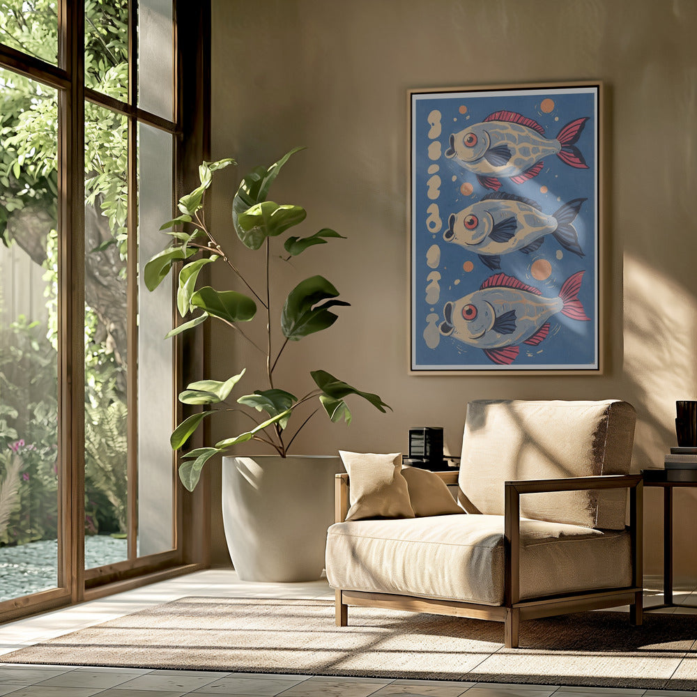 Cosmic Koi Dance | Poster