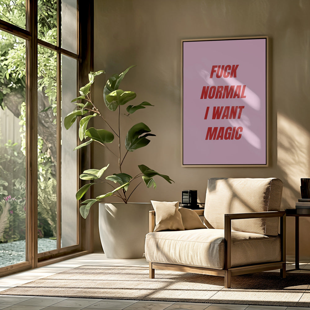 Bold Red Typography | Poster