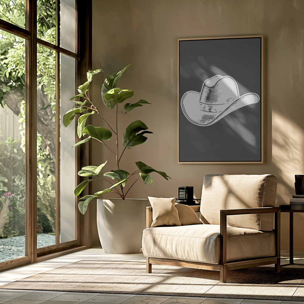Black Cowboy Hat | Poster