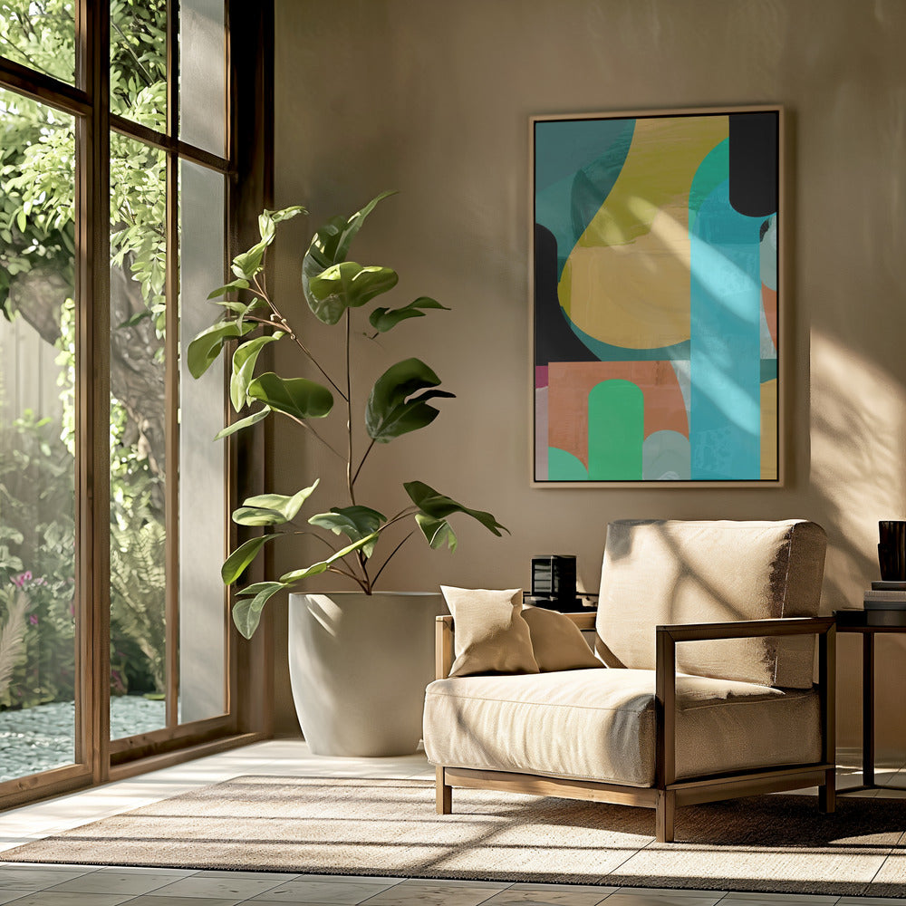 Retro Pattern Play | Poster