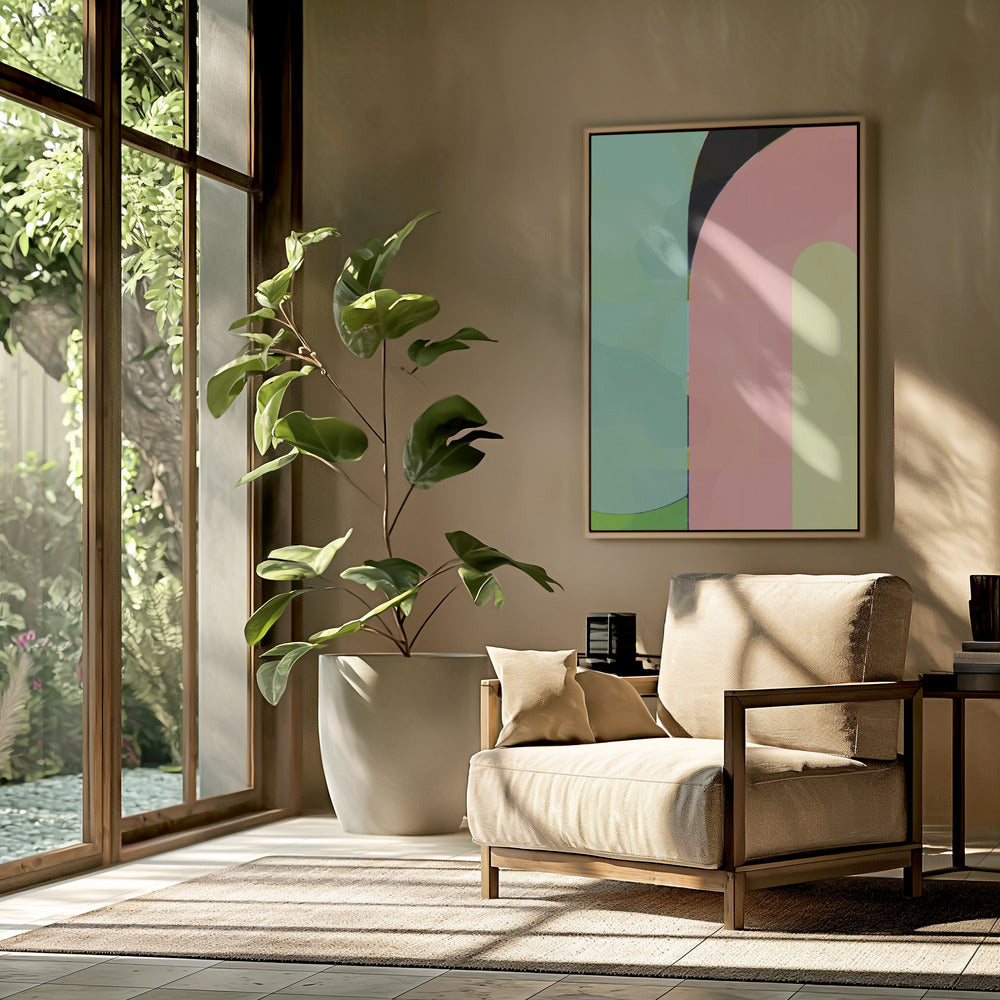 Pastel Curves | Poster