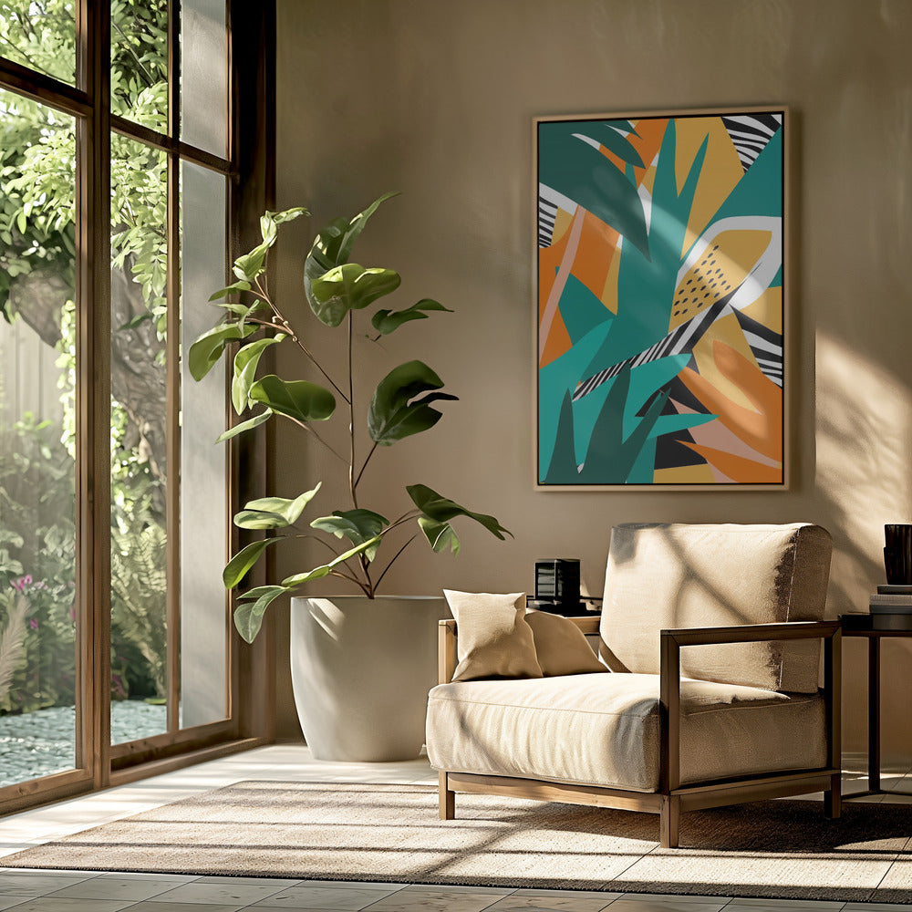 Jungle Abstract Shape | Poster