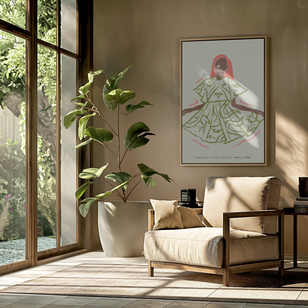 Elegance in Green | Poster