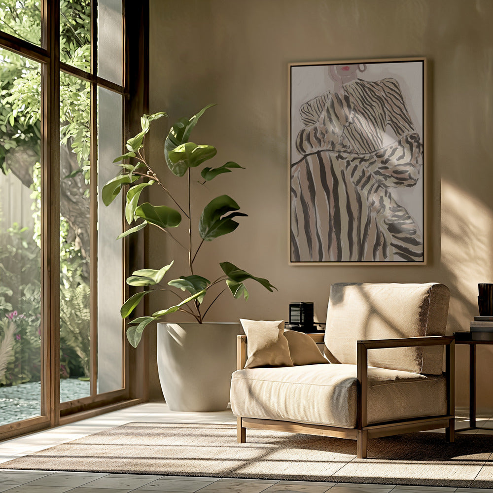 Zebra Elegance | Poster