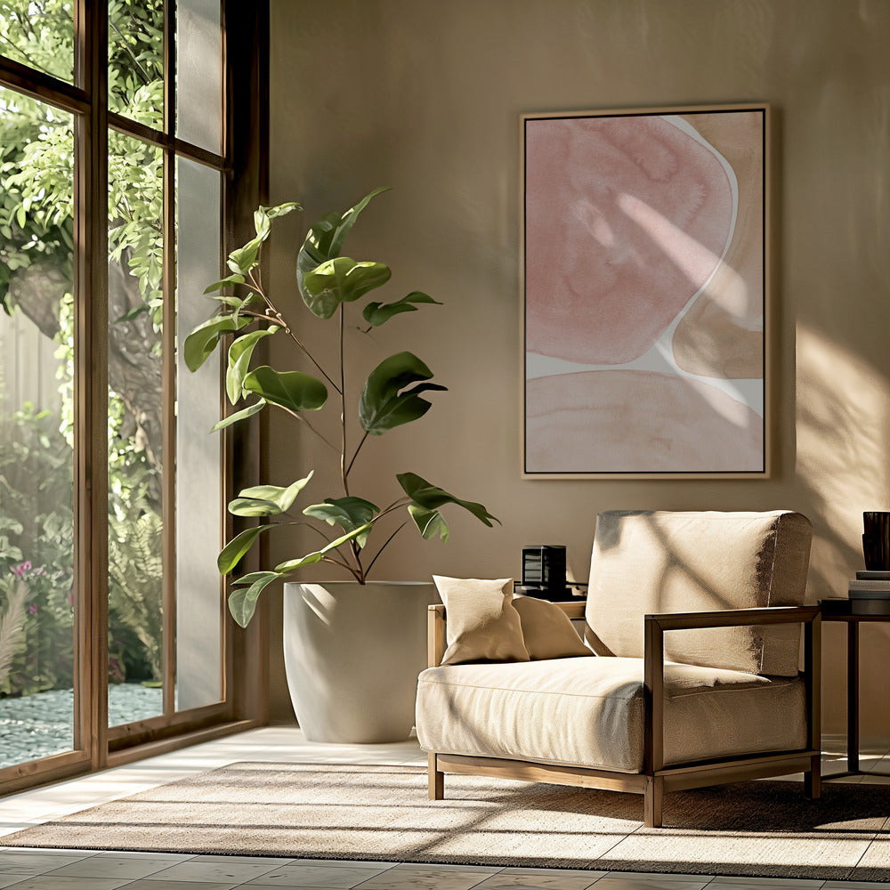 Organic Shapes in Earthy Tones | Poster